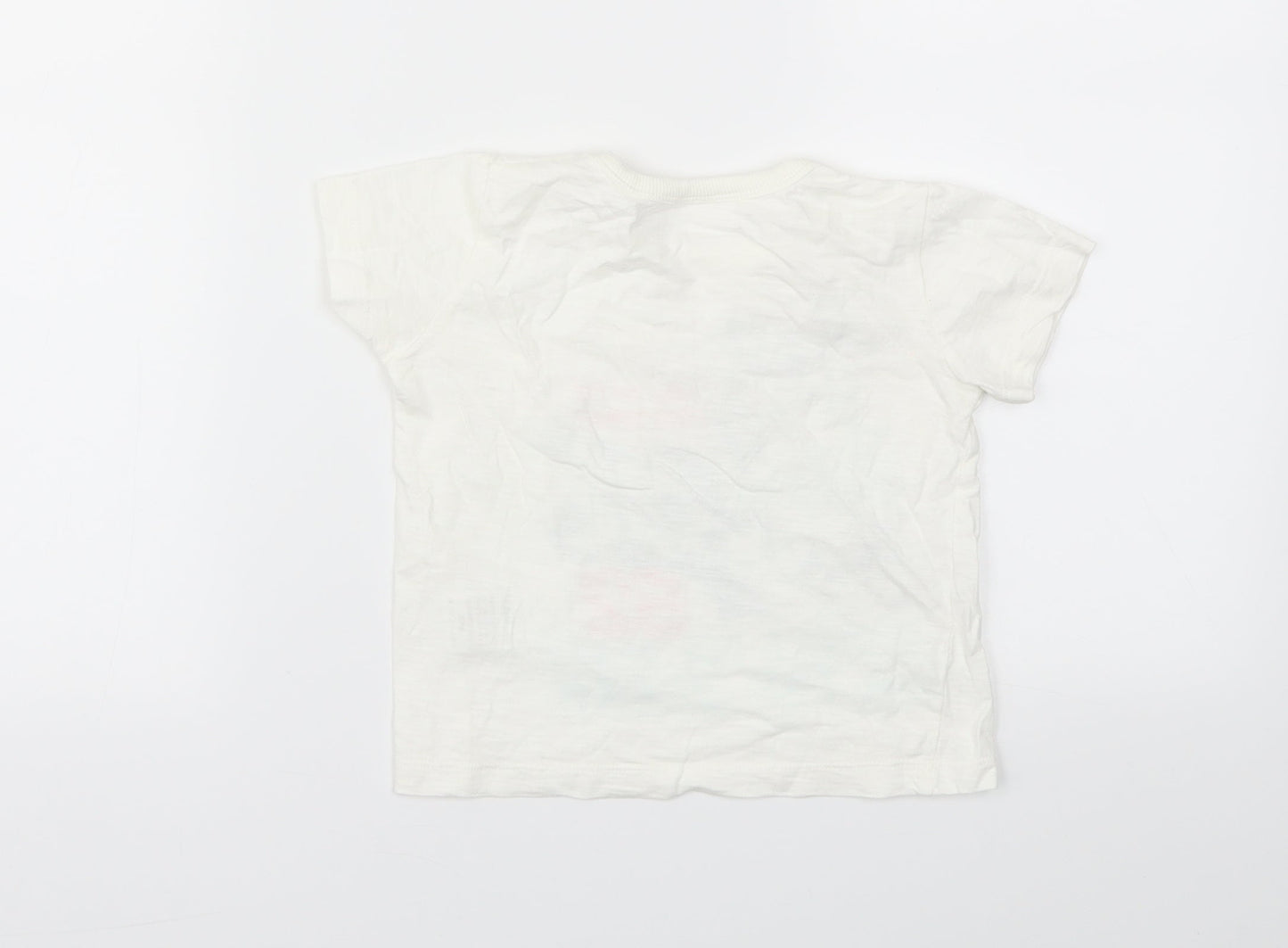 Matalan Boys White   Basic T-Shirt Size 18-24 Months