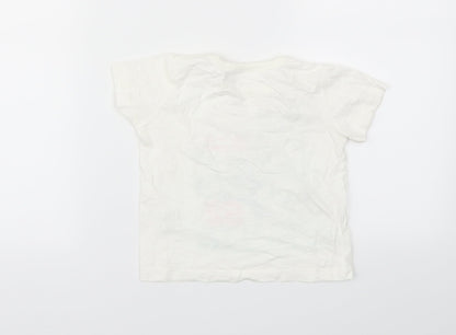 Matalan Boys White   Basic T-Shirt Size 18-24 Months