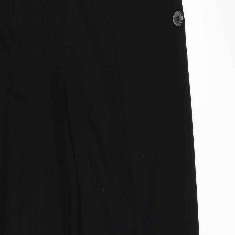 M&S Womens Black   Trousers  Size 14 L28 in