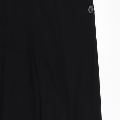 M&S Womens Black   Trousers  Size 14 L28 in