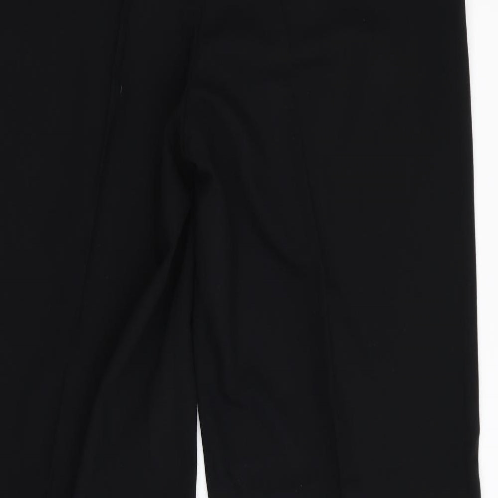 M&S Womens Black   Trousers  Size 14 L28 in