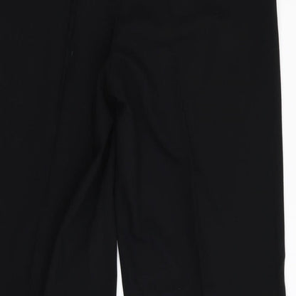 M&S Womens Black   Trousers  Size 14 L28 in