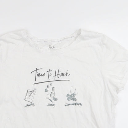 F&F Womens White   Basic T-Shirt Size M