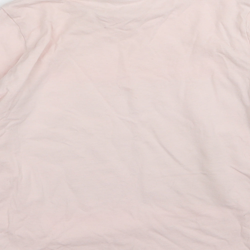 Asda George Girls Pink Solid  Top Pyjama Top Size 9-10 Years