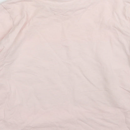 Asda George Girls Pink Solid  Top Pyjama Top Size 9-10 Years