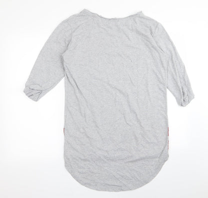 ES Womens Grey   T-Shirt Dress  Size 8