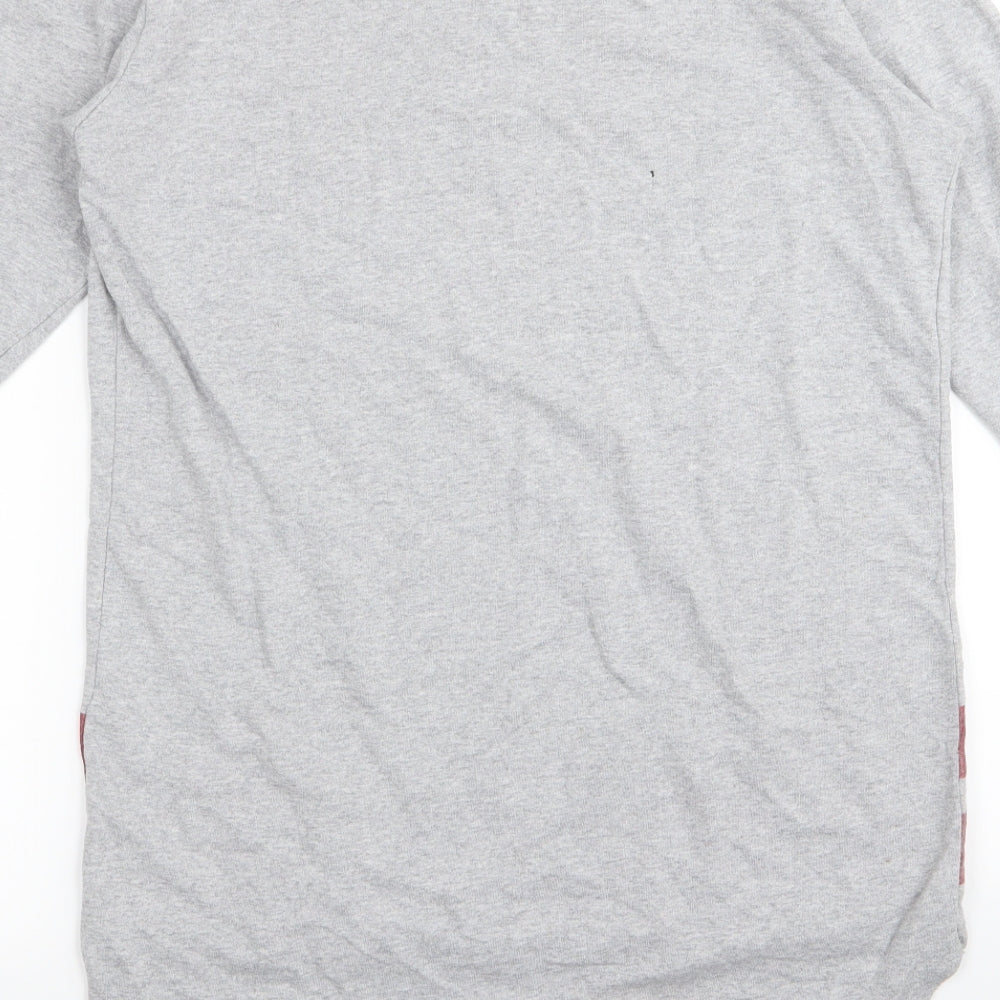 ES Womens Grey   T-Shirt Dress  Size 8