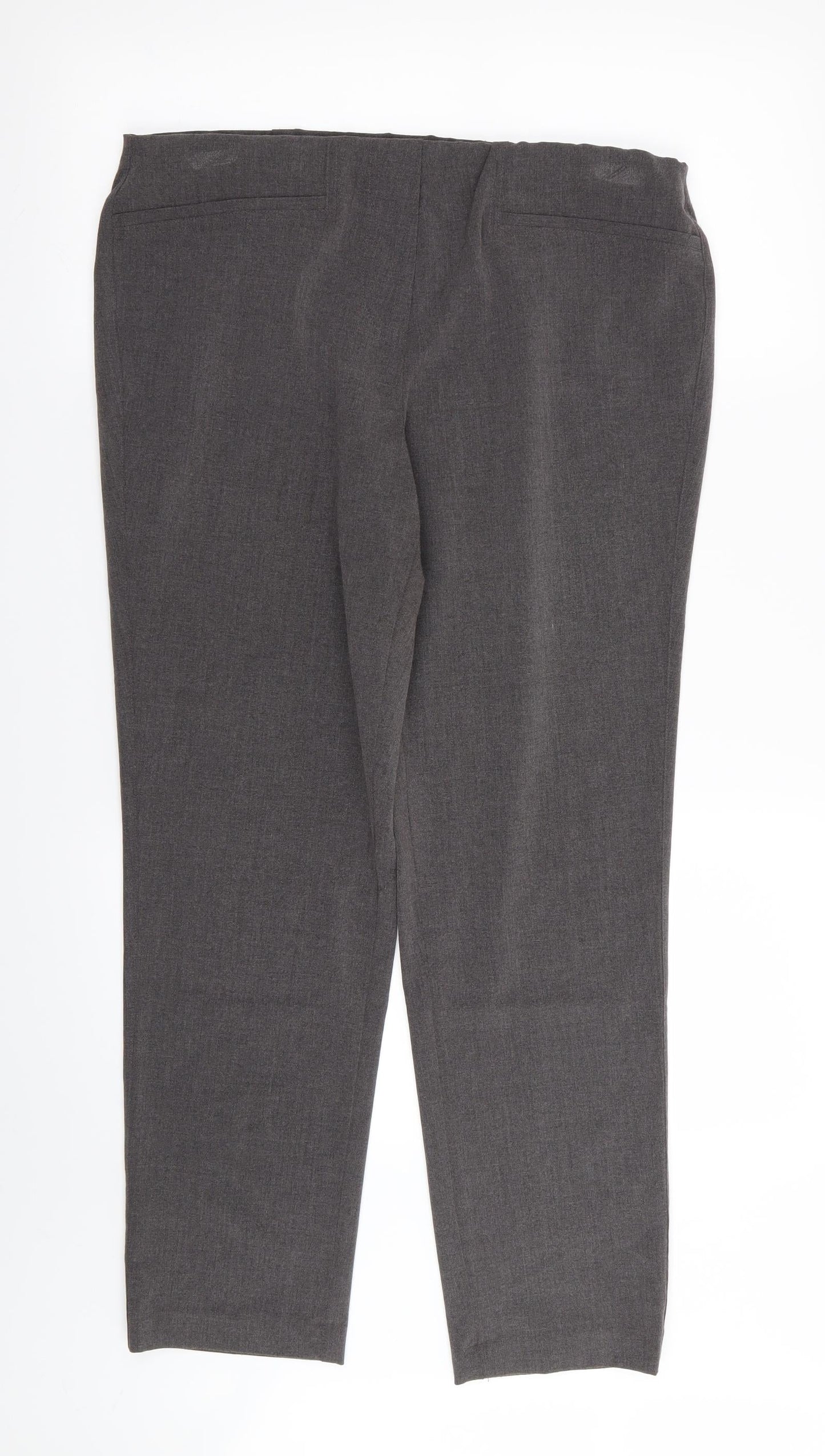 pinns Womens Grey   Trousers  Size 12 L28 in