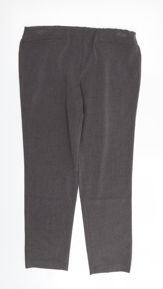pinns Womens Grey   Trousers  Size 12 L28 in