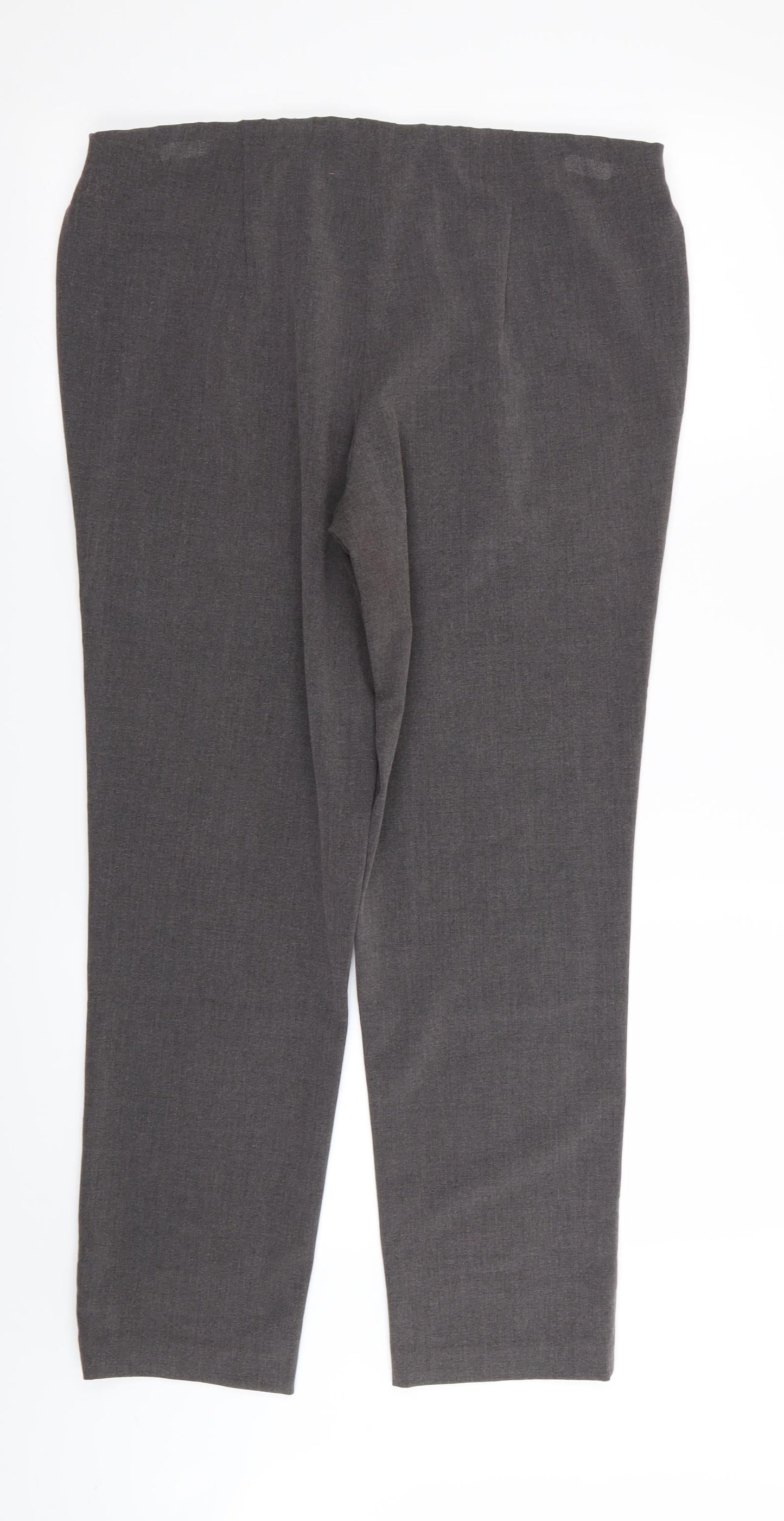 pinns Womens Grey   Trousers  Size 12 L28 in