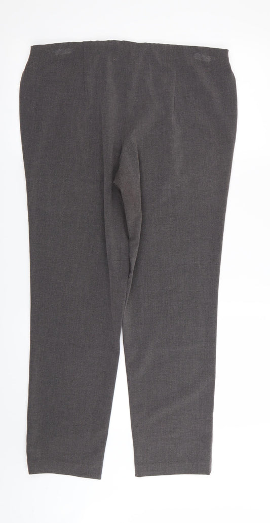 pinns Womens Grey   Trousers  Size 12 L28 in