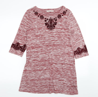 Asda George Womens Red   T-Shirt Dress  Size 10