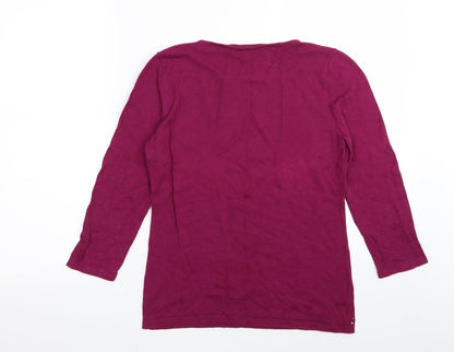 Womens UK Size 10 NEXT Purple Basic T-Shirt