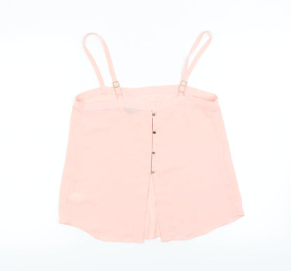 Womens UK Size 8 River Island Pink Basic Blouse