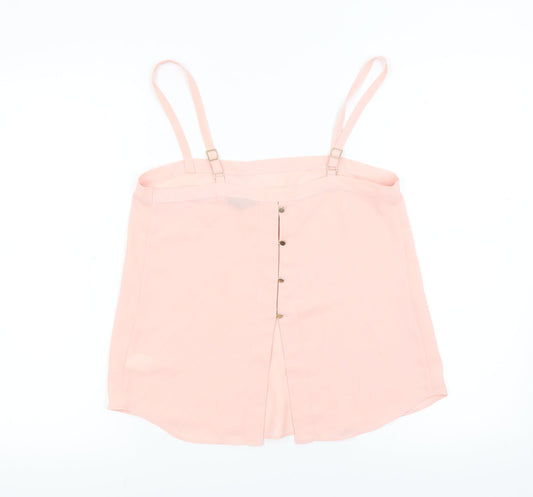 Womens UK Size 8 River Island Pink Basic Blouse