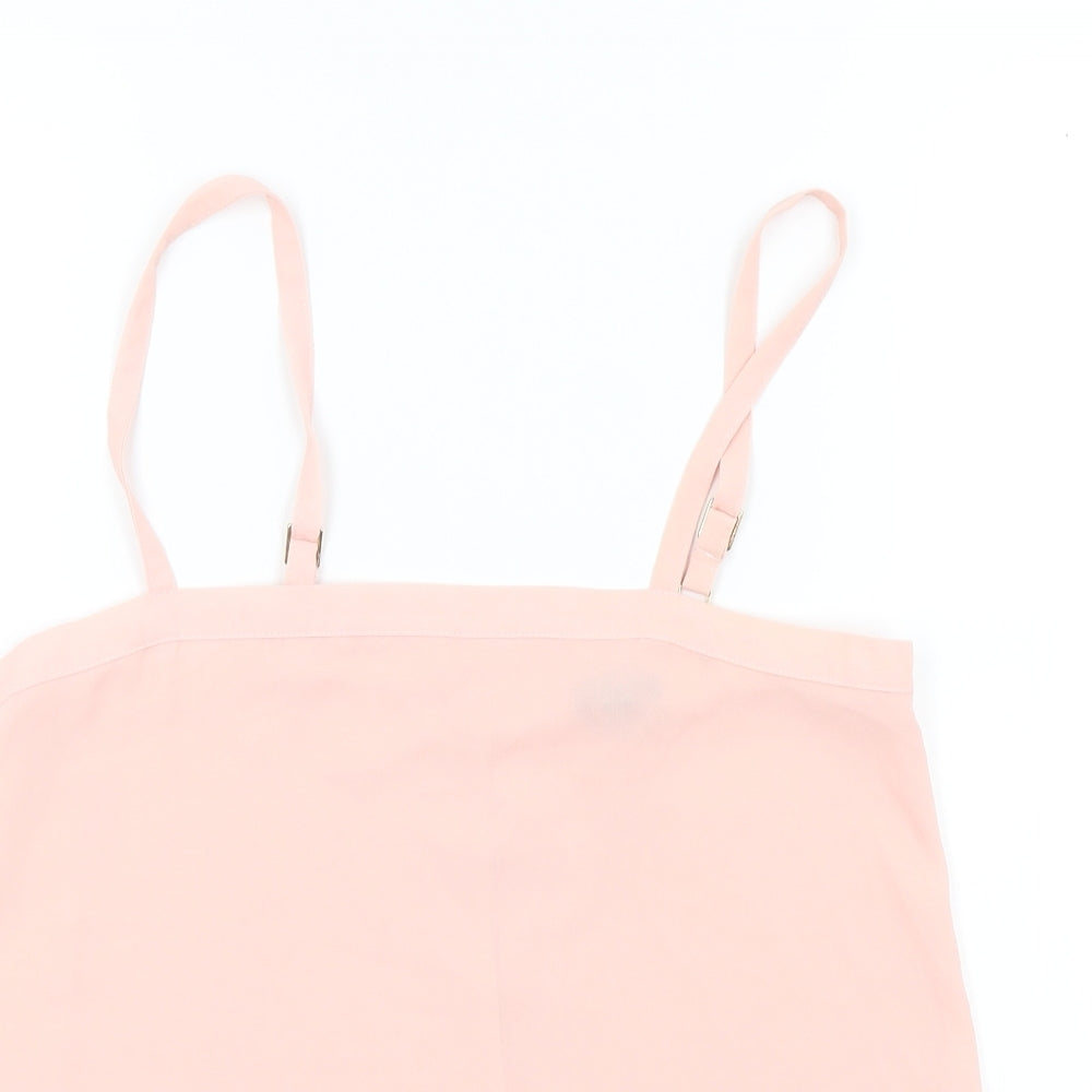 Womens UK Size 8 River Island Pink Basic Blouse