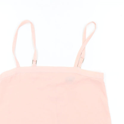 Womens UK Size 8 River Island Pink Basic Blouse