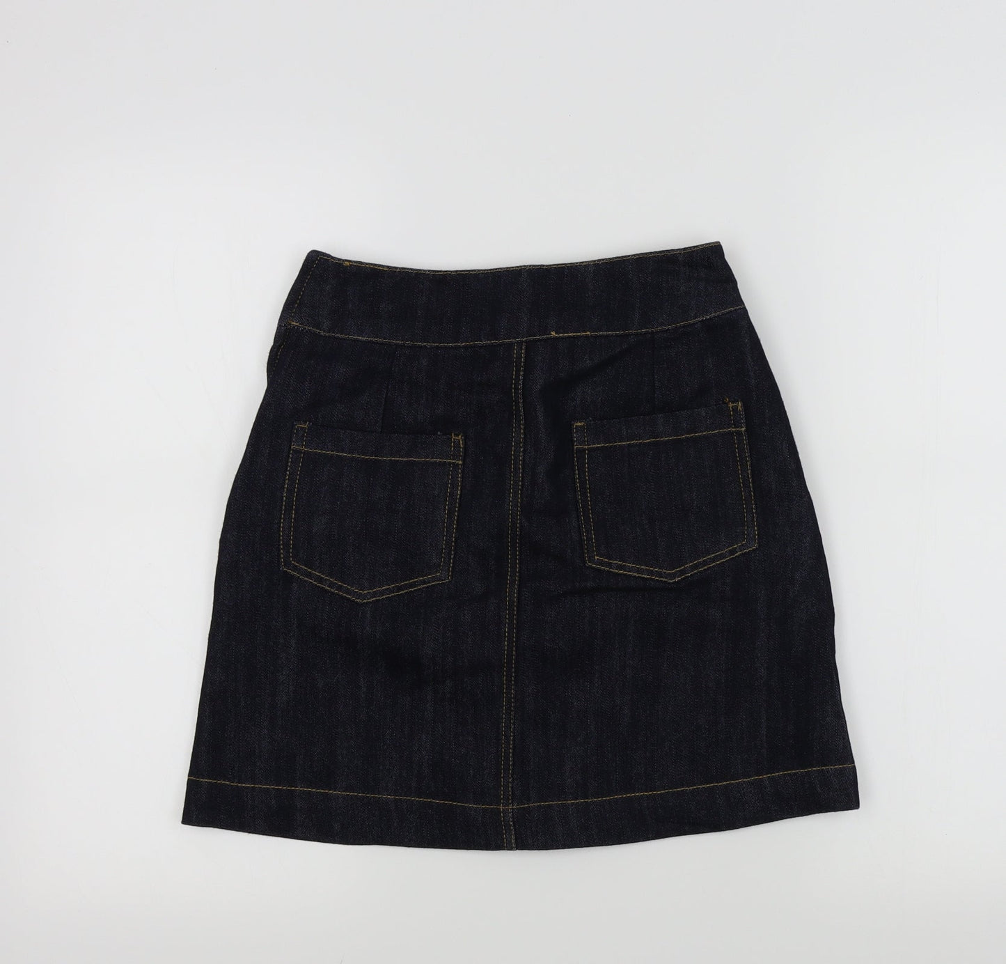 SOFT GREY Womens Blue   A-Line Skirt Size 6