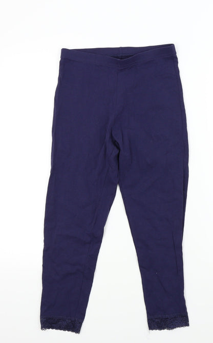 George Girls Blue Colourblock  Jegging Trousers Size 13-14 Years - lace legs