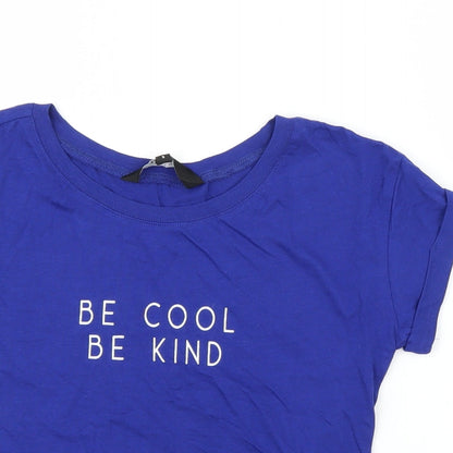 New Look Girls Blue   Basic T-Shirt Size 9 Years