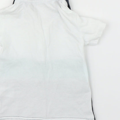 Matalan Boys White   Basic Polo Size 12-18 Months
