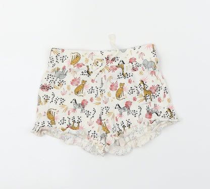 Primark Girls Beige Animal Print  Capri Leggings Size 12-18 Months  - Shorts