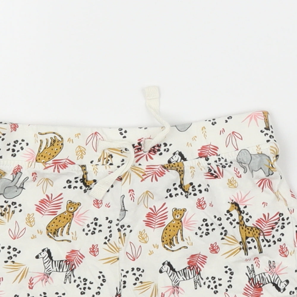 Primark Girls Beige Animal Print  Capri Leggings Size 12-18 Months  - Shorts