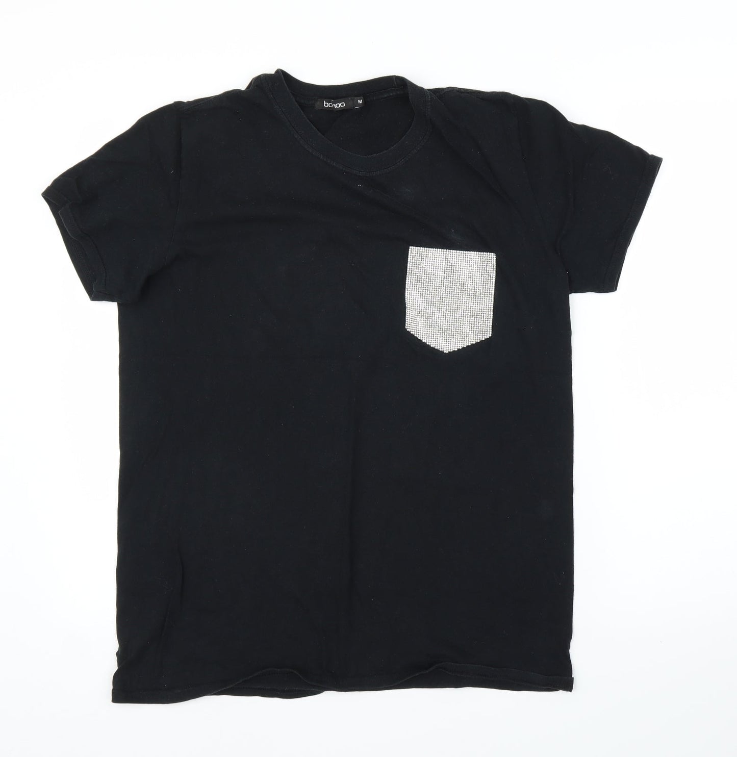 Boohoo Womens Black   Basic T-Shirt Size M