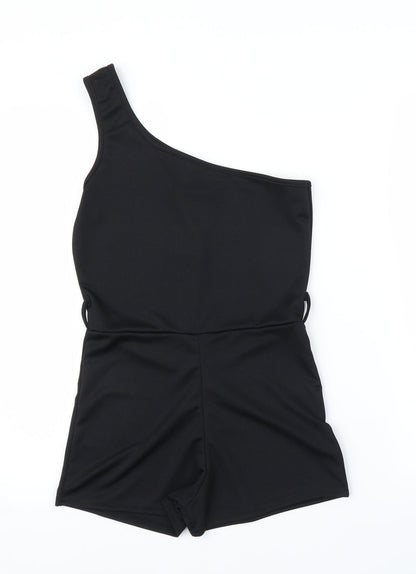 Femme Luxe Womens Black   Romper One-Piece Size 8