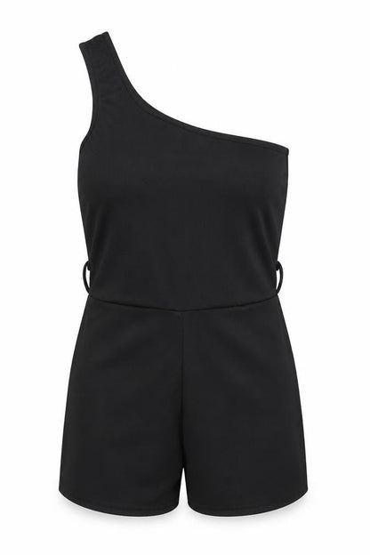 Femme Luxe Womens Black   Romper One-Piece Size 8