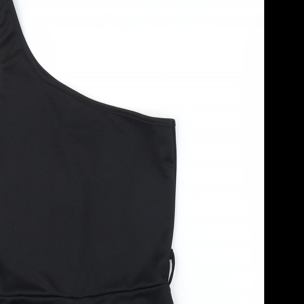 Femme Luxe Womens Black   Romper One-Piece Size 8