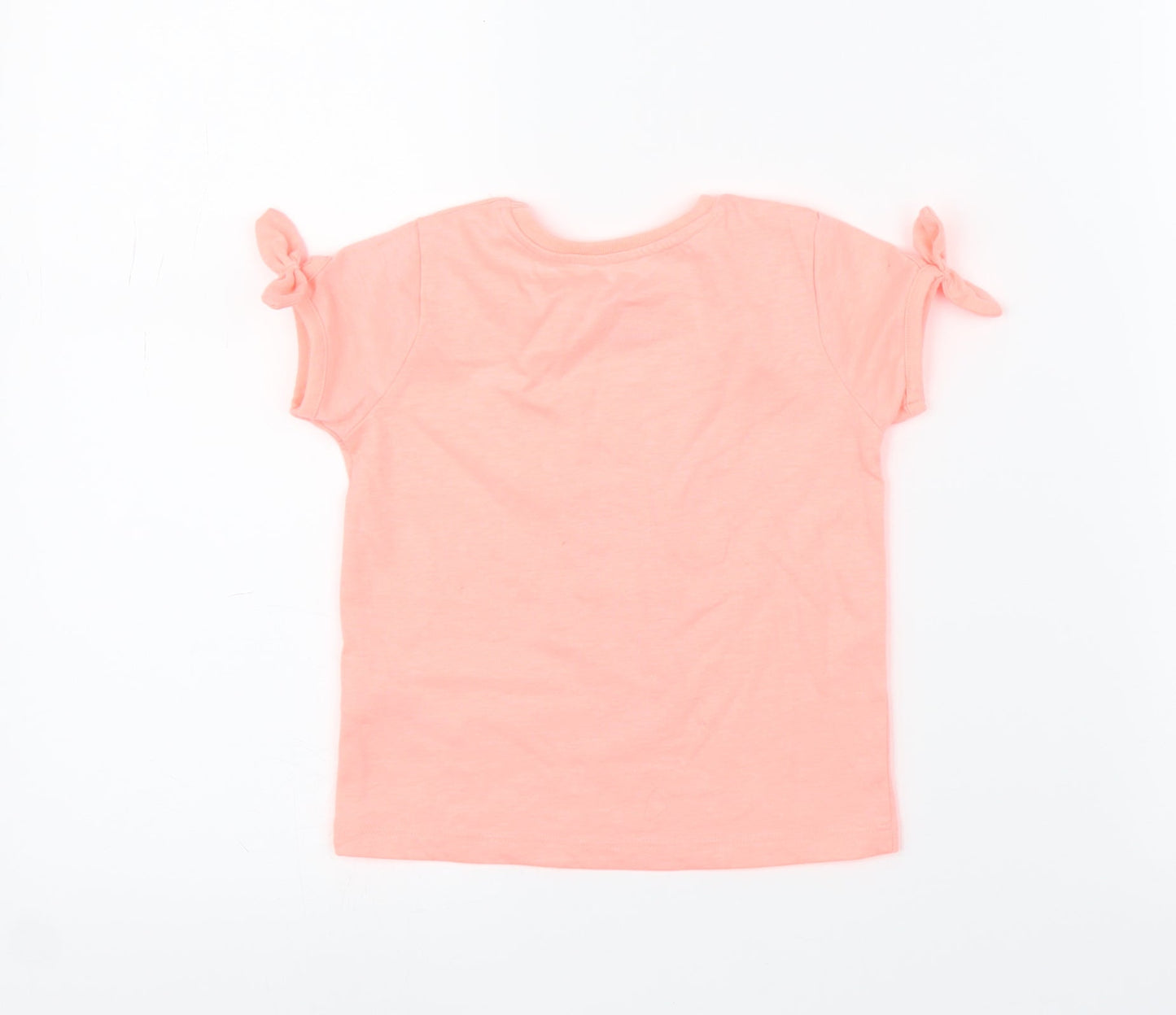 Primark Girls Pink   Basic T-Shirt Size 18-24 Months  - Disney