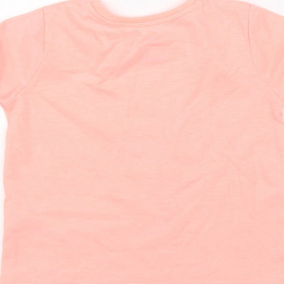 Primark Girls Pink   Basic T-Shirt Size 18-24 Months  - Disney