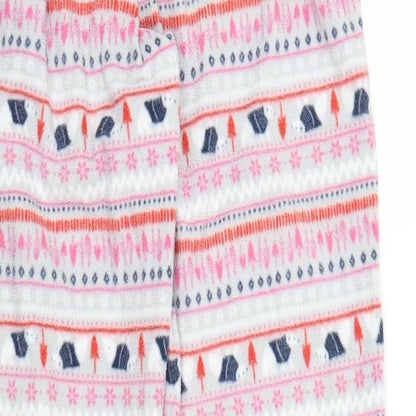 Preworn Womens Grey Fair Isle Fleece Chemise Pyjama Pants Size S