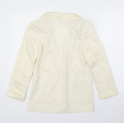 H&M Womens Ivory   Cardigan Jumper Size 8
