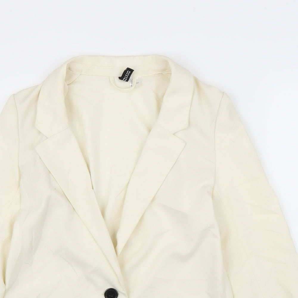 H&M Womens Ivory   Cardigan Jumper Size 8