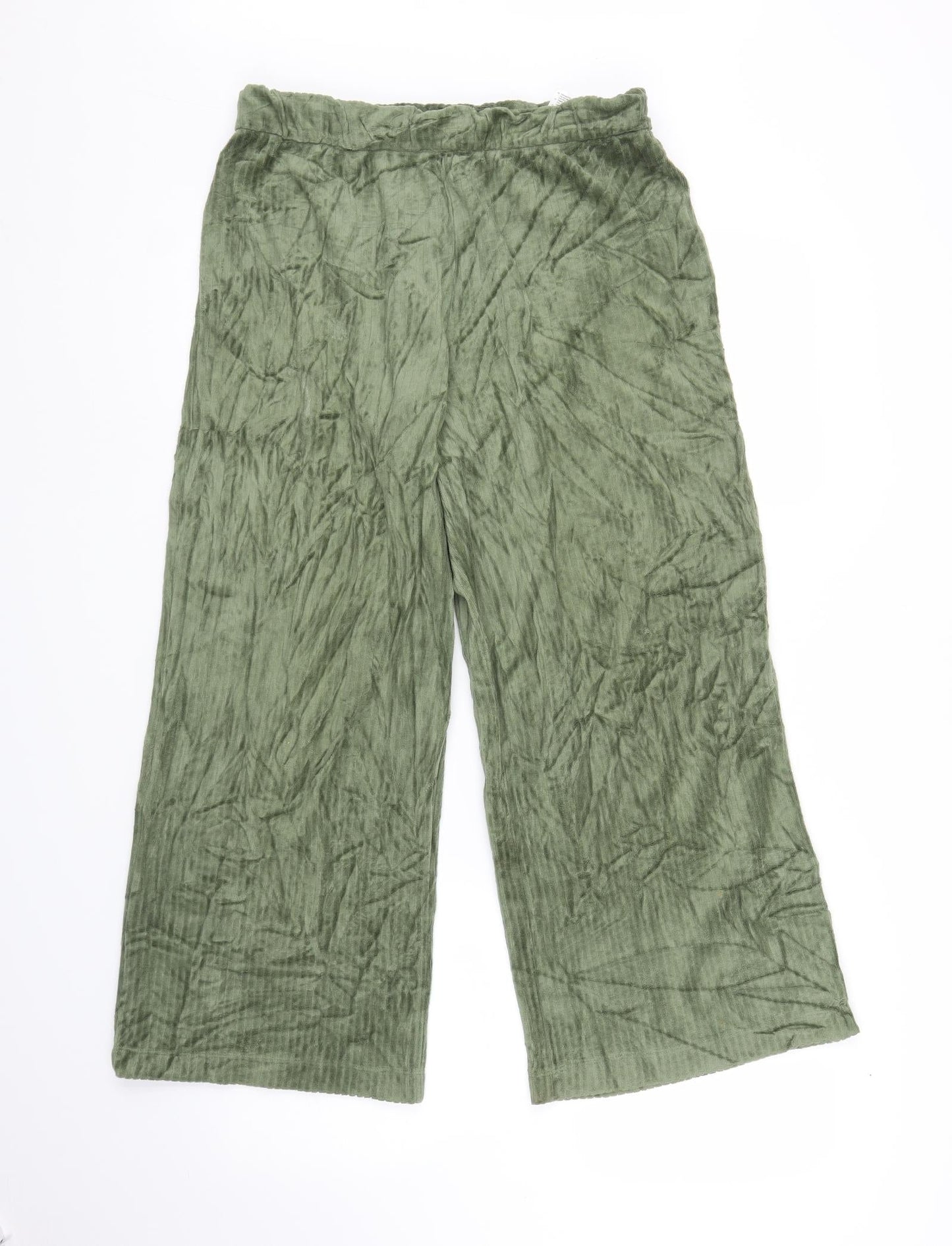 Monkl Womens Green   Capri Trousers Size M L22 in