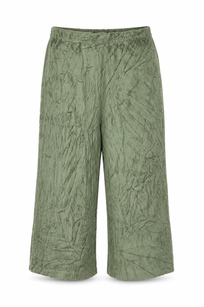 Monki Womens Green   Capri Trousers Size M L22 in