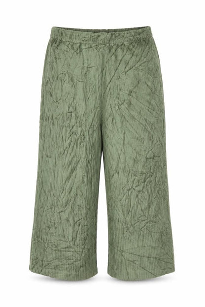 Monki Womens Green   Capri Trousers Size M L22 in