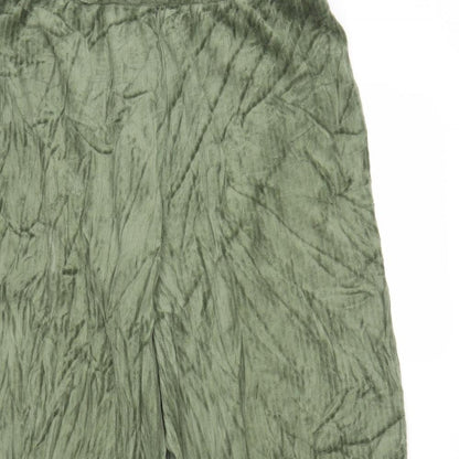 Monkl Womens Green   Capri Trousers Size M L22 in