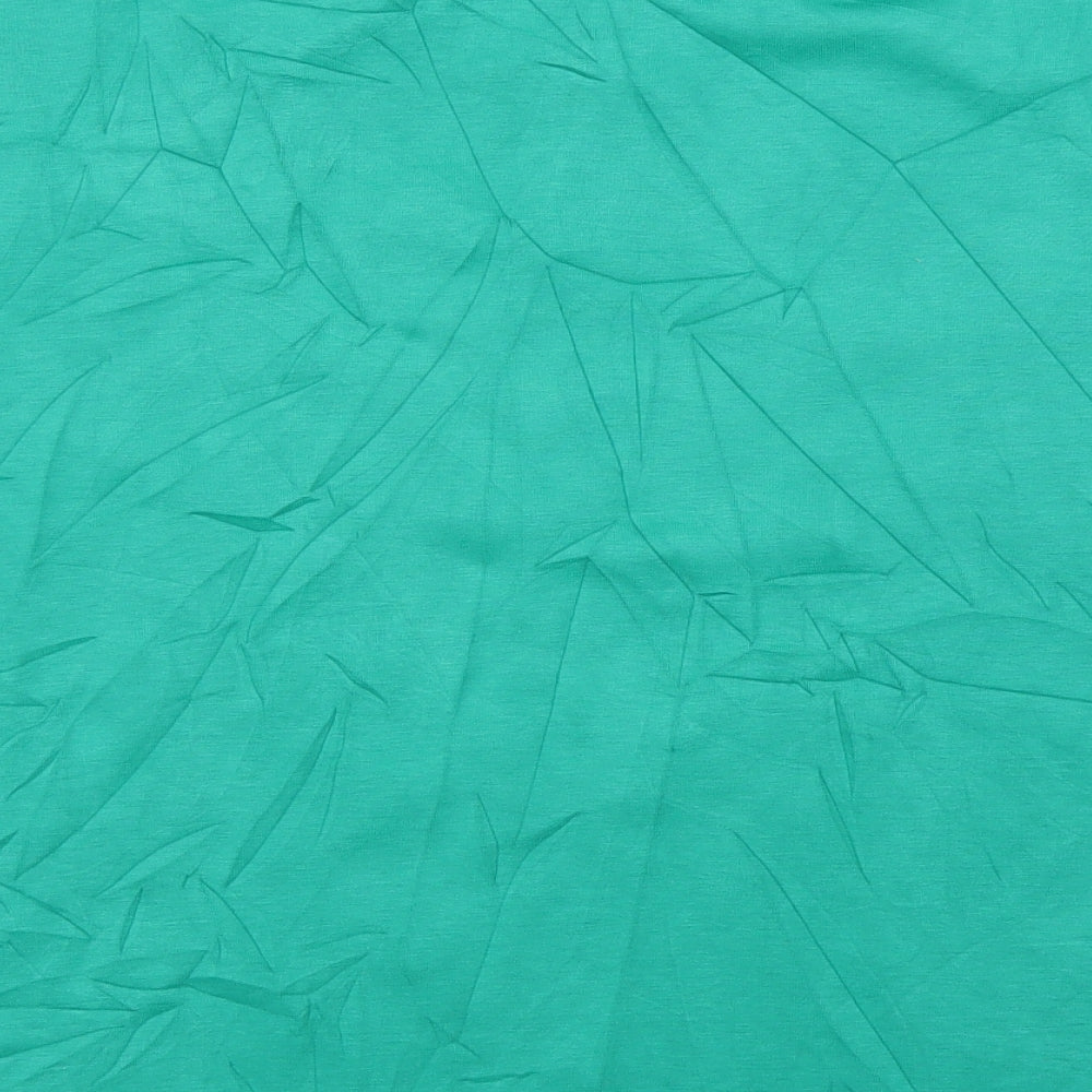 Womens UK Size 14 NEXT Green Basic T-Shirt