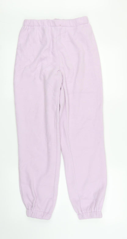 Preworn Womens Purple  Fleece Chemise Pyjama Pants Size S