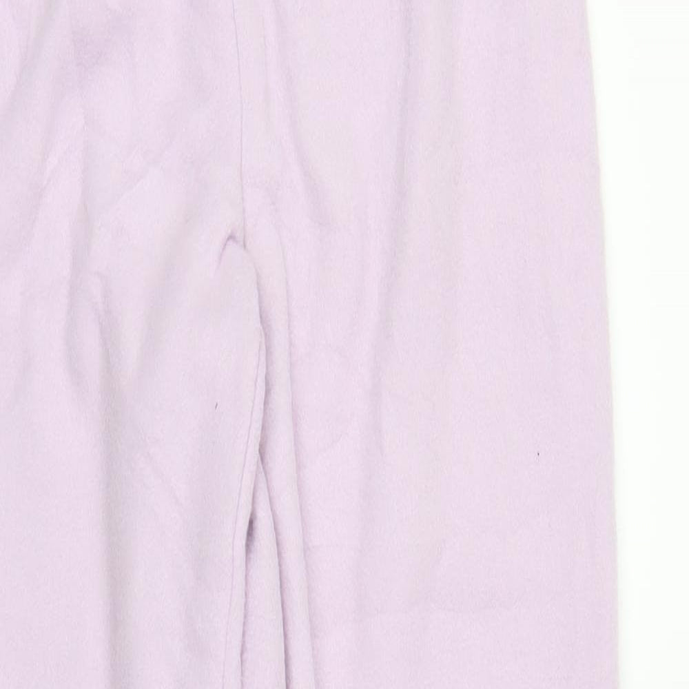 Preworn Womens Purple  Fleece Chemise Pyjama Pants Size S