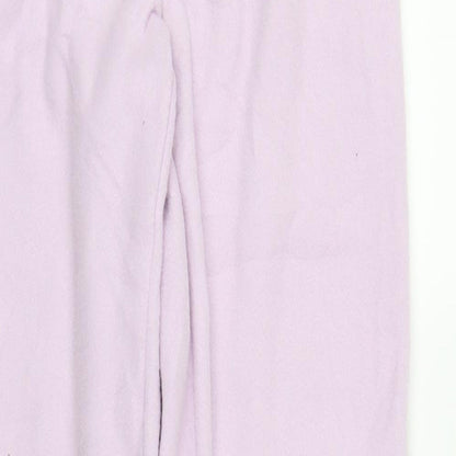 Preworn Womens Purple  Fleece Chemise Pyjama Pants Size S