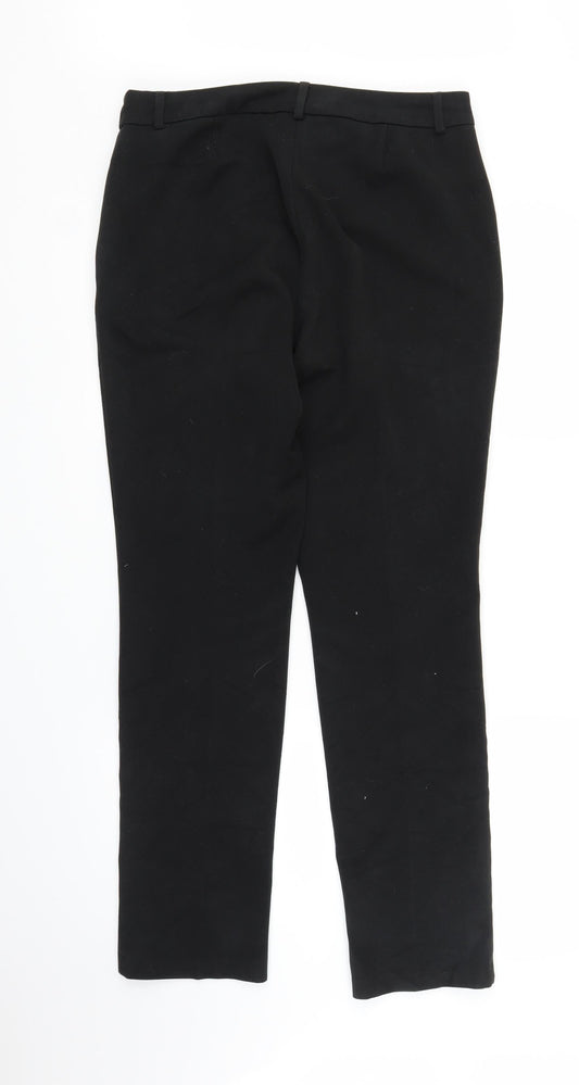 M&S Womens Black   Trousers  Size 12 L27 in