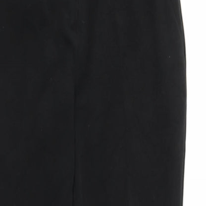 M&S Womens Black   Trousers  Size 12 L27 in