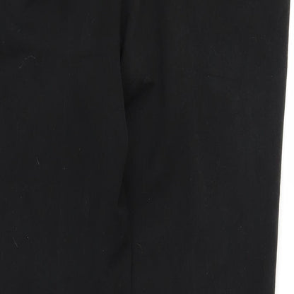 M&S Womens Black   Trousers  Size 12 L27 in