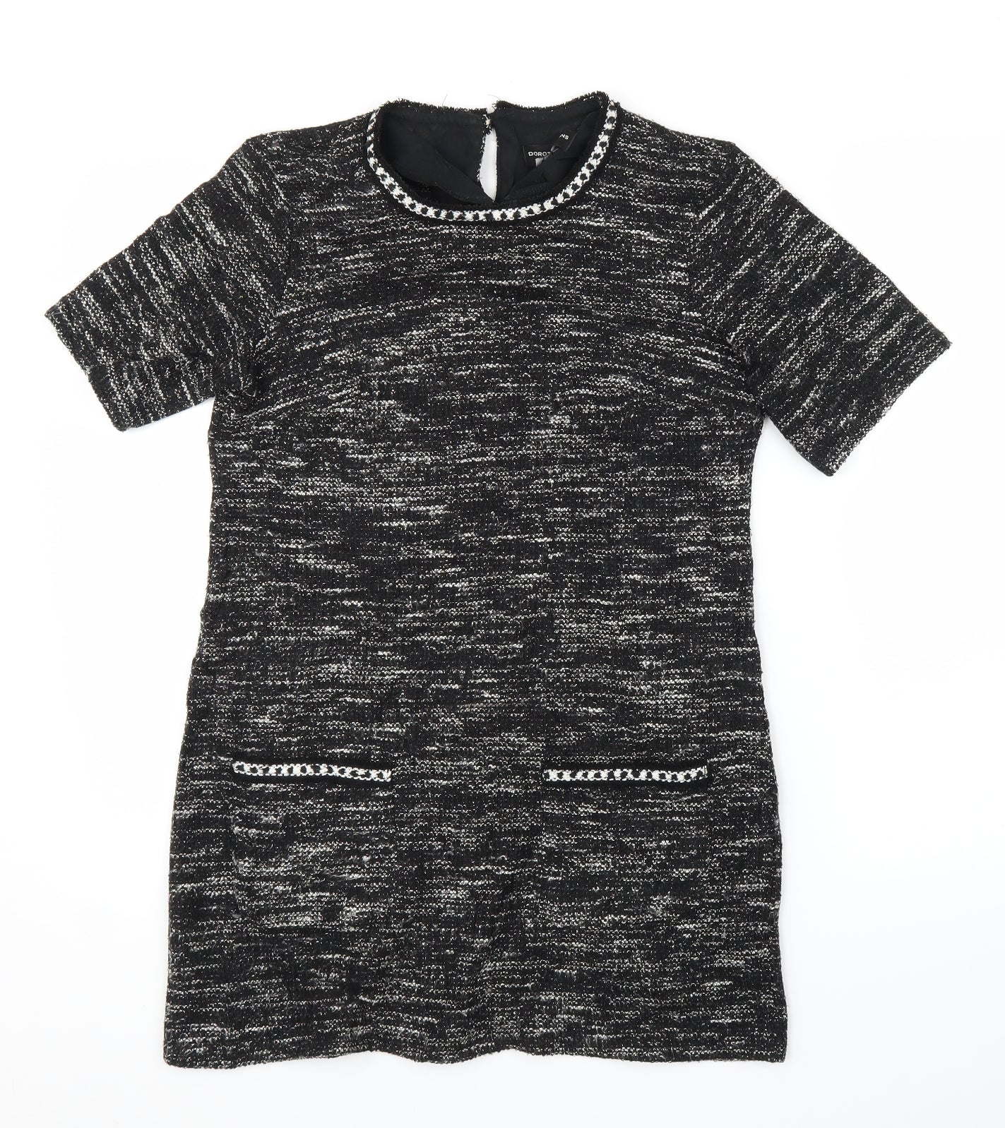 Dorothy Perkins Womens Black   A-Line  Size 10