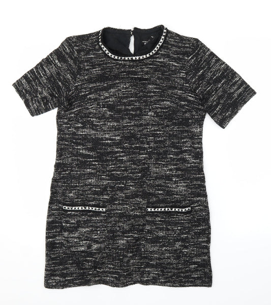 Dorothy Perkins Womens Black   A-Line  Size 10