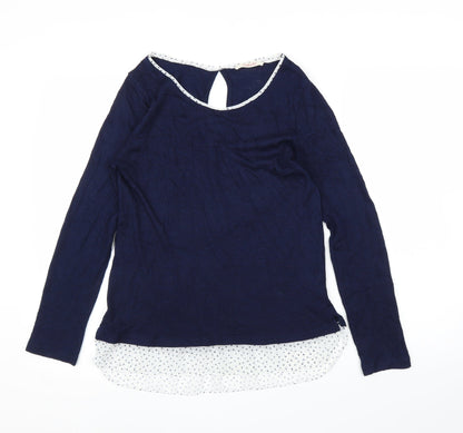 Camieu Womens Blue   Basic Blouse Size M